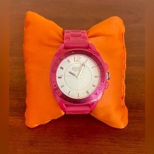 Coach Signature Boyfriend Silicone Watch